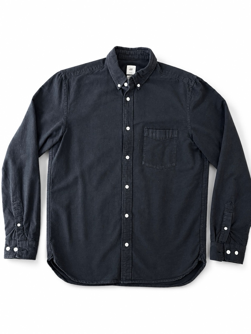 H&M Men's Button-Down Shirt in Black